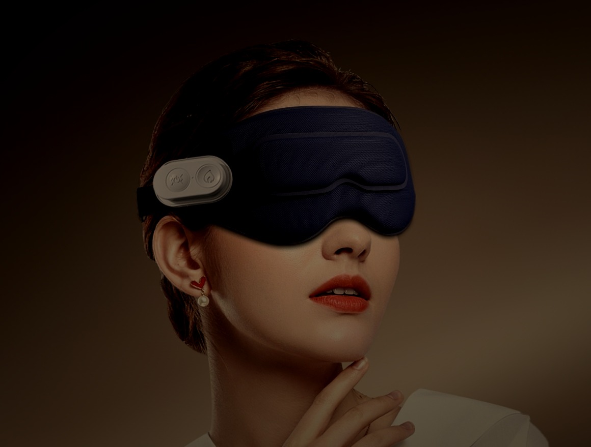 Heated eye massager with air pressure massage — OEM/ODM by LIGHT BDB